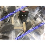 with battery clamp 2+1 button remote key shell for Chrysler